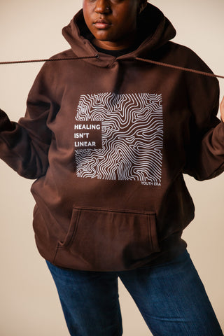 Healing Isn't Linear Hoodie